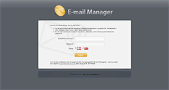 Desktop Screenshot of emailmanager.dk